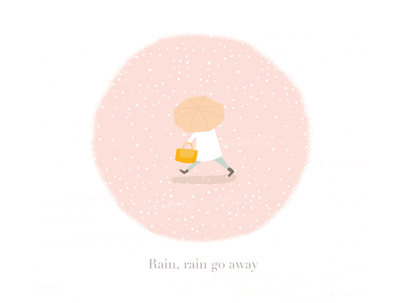 Rainy april showers corel painter rain rainy