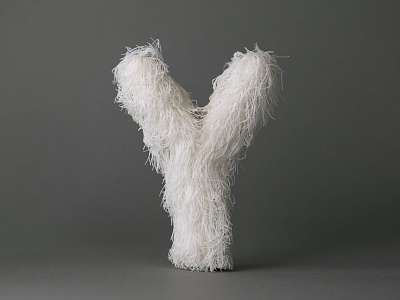 Yeti 36days 36daysoftype 3d 3dprint letter photography photoshoot setdesign typography y