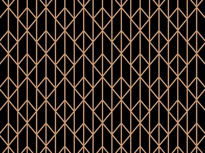 MINK Pattern brass copper linear minimalism mink pattern
