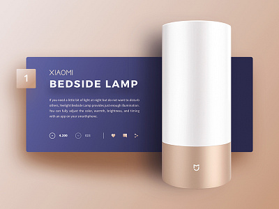 Trending product. bedside dailyui lamp xiaomi