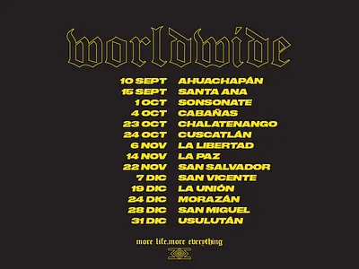 Merch - Graphic Exploration branding el salvador typography