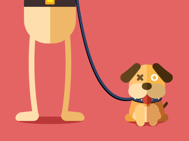 Woof！Woof！ animation cute dog illustrations woof