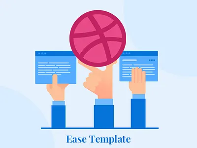Ease Template design ui ux website