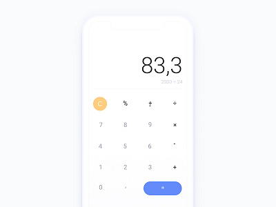 Calculator calculator daily ui