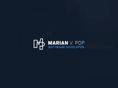 mvpop.co.uk - logo / personal branding coder developer freelancer logo personal branding