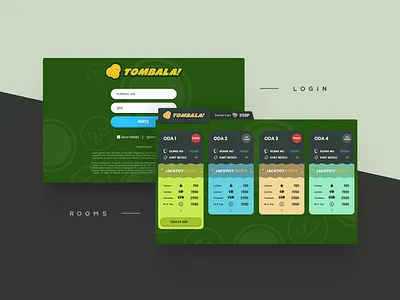 Tombola Game UI bingo game ui online game tombola ui design