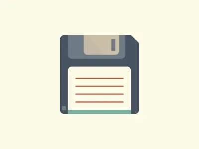 Free Flat Icons Set - Floppy calendar cloud computer device file floppy mac mail paper pencil polaroid storage