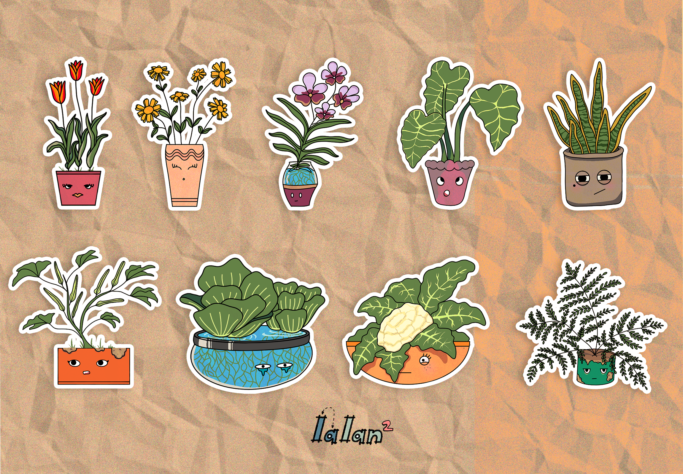 plant series <3 branding graphic design logo