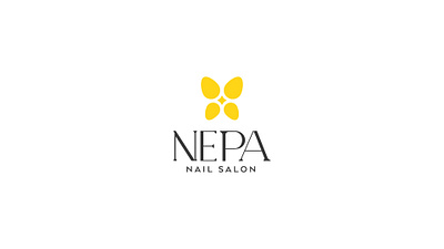 Nepa Nail Salon 3d mockups abstract logo design beautiful logo icon branding butterfly logo design graphic design logo logo design logo identity nail salon nail salon logo professional nail salon logo