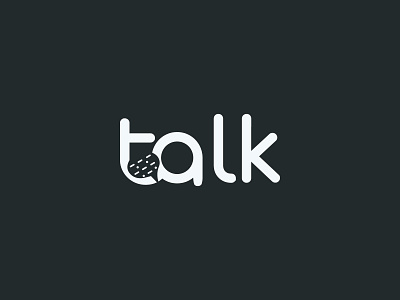 Talk Logo ! barnd identity brand identity branding creative creative logo design graphic design illustration logo logo design logos logotype minimal logo modern logo simple logo talk logo talk minimal logo talk wordmark logo typography wordmark logo