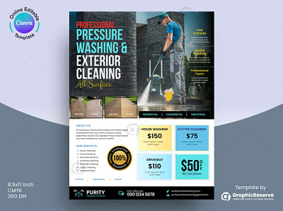 Pressure Washing Coupon Flyer – Canva Template cleaning service flyer exterior home cleaning exterior home cleaning flyer home exterior cleaning service house cleaning flyer power washing flyer pressure washing canva template pressure washing flyer pressure washing flyer design