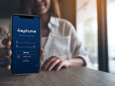 Neptune Freediving App adobe animation figma illustrator jitter motion graphics ui ui design uiux user experience user interface ux design