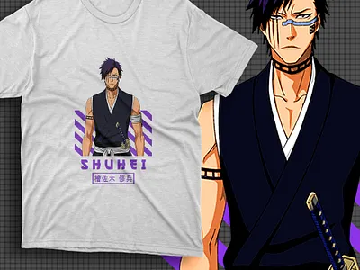 Shuhei Hisagi Designs anime anime design anime designs anime tshirt bleach bleach designs bleach shuhei design design shuhei illustration otaku otaku store shuhei shuhei bleach shuhei design shuhei designs shuhei hisagi shuhei hisagi designs shuhei tshirt tshirt design