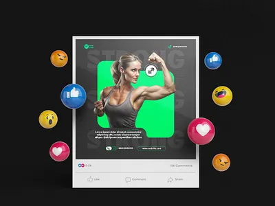 GYM Poster Design for Social Media