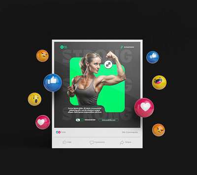 GYM Poster Design for Social Media