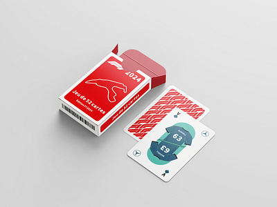 Cards F1 2024 season branding graphic design illustrator