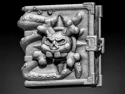 Zbrush 1st Sculpt 3d 3dmodeling book pirate sculpt skull stylized zbrush