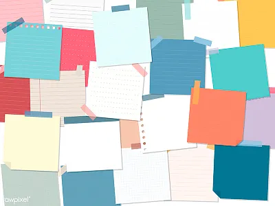 Put on your notes illustration vector