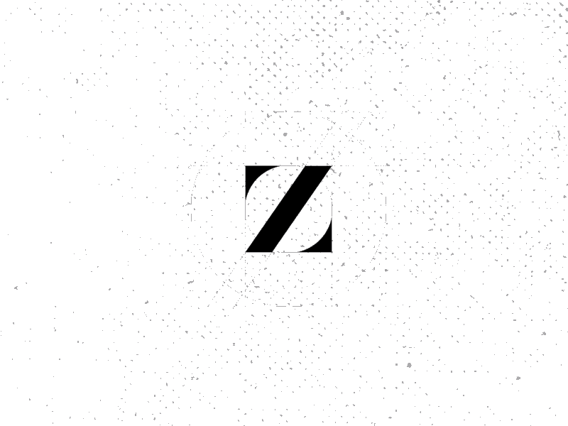 Z 36days dhultin gif glitch grid logo quick reveal spin type z