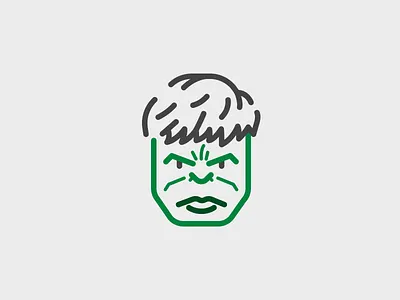 Hulk Icon character daily hulk icon iconography line marvel style superhero