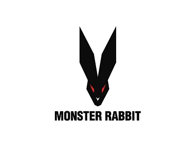 Monster Rabbit bunny logo monster rabbit