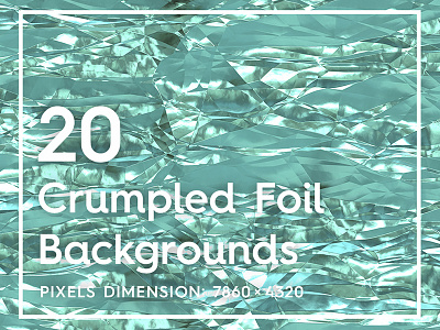 20 Crumpled Foil Background Textures abstract background crumpled foil light metal metallic plate reflection shiny texture textured
