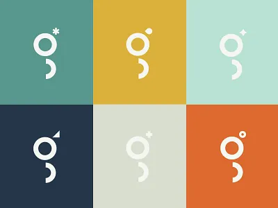 Unselected Direction, Greenside apartment branding changing color palette custom green icons identity logo modern monogram