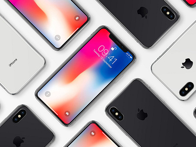 iPhone X Mockup apple iphone iphone x iphone x mockup mock up mock up scene mockup photoshop presentation smart object ui ux