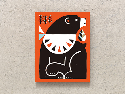 Bear animals bear illustration