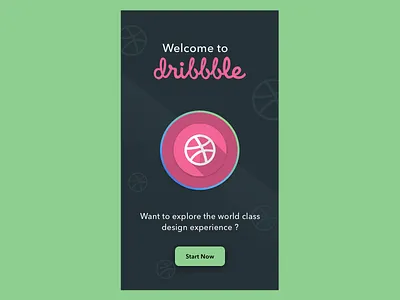 Start Dribbble Mobile App Onboarding android behance dribbble invision ios materialdesign mobile onboarding sketch ui ux zeplin