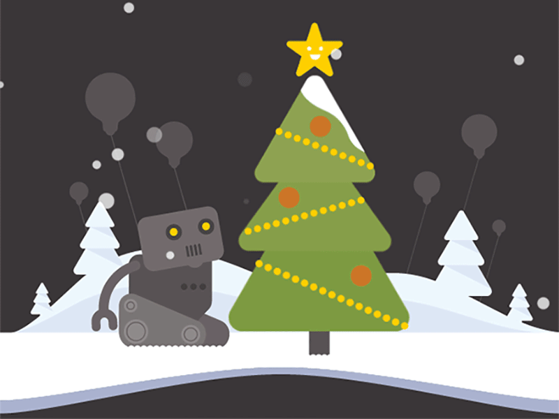 Christmas animated gif animated gif animation characters christmas illustration motion graphics