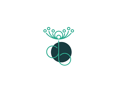 d + b + Araucária Tree abstract araucária b circle d db logo monogram tree