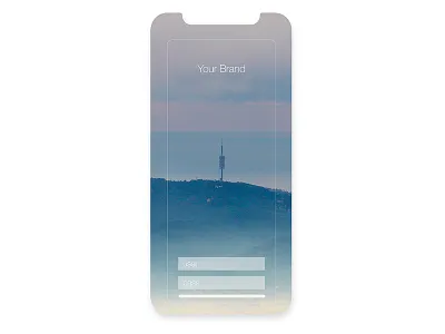 mockup loging page iphoneX barcelona jordimarcillo