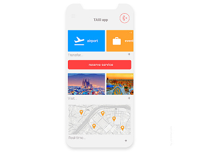 Mockup App Taxi Barcelona barcelona jordimarcillo taxi