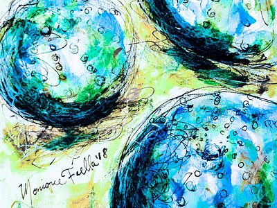 "Enchanting Sea Urchins" Illustration illustration ink sea creatures sea urchin watercolor