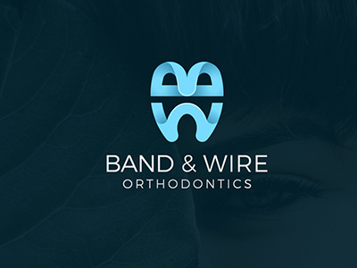 BAND & WIRE ORTHODONTICS design logo