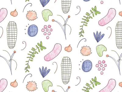 Illustrated pattern design graphic design illustration pattern