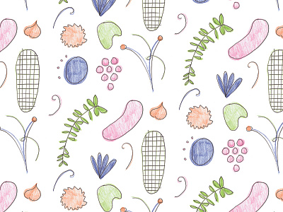 Illustrated pattern design graphic design illustration pattern