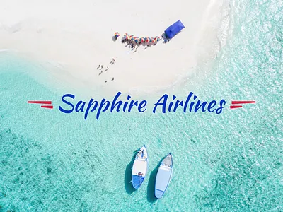The logo is real, the airline is not airline beach logo travel vacation
