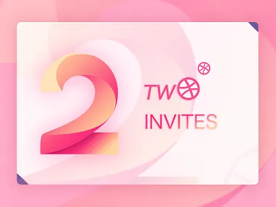 2 invites 2 dribbble invites