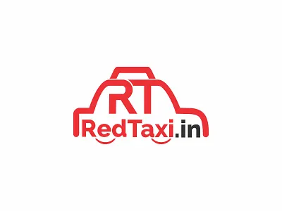 Red Taxi Logo Concept brand branding concept identity logo red taxy