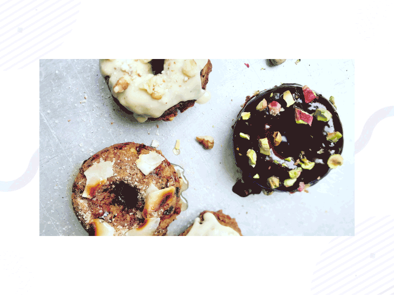 Daily Dose animation color daily donuts graphic motion player quirky sweet tooth