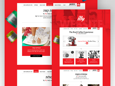 Illy coffee color creative design google gradient social ui ux