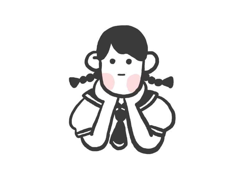 sigh animation black character color design gif graphic illustration motion pink simple white