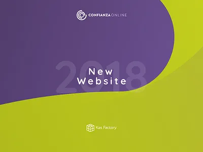 Confianza Online - New website 2018 - Preview 2018 confianza online gradients lading new page trend web website