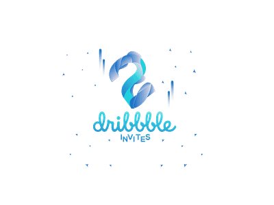 Two Dribbble invitation designers dribbble free giveaway invitation invite invites shot vector