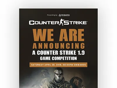 Counter Strike Poster design poster