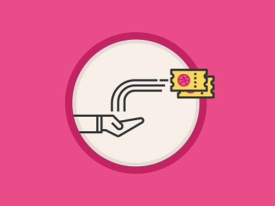 x2 Dribbble invites dribbble dribbble invite give give away hand icon invitation invite ticket