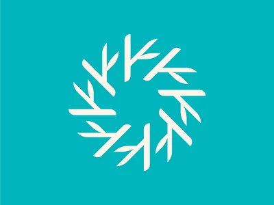 Karma Logo 3 Mark k karma leaf logo mark monogram tree