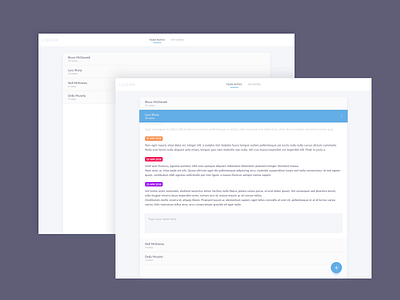 Team Notes UI Design by Ildiko Gaspar on Dribbble
